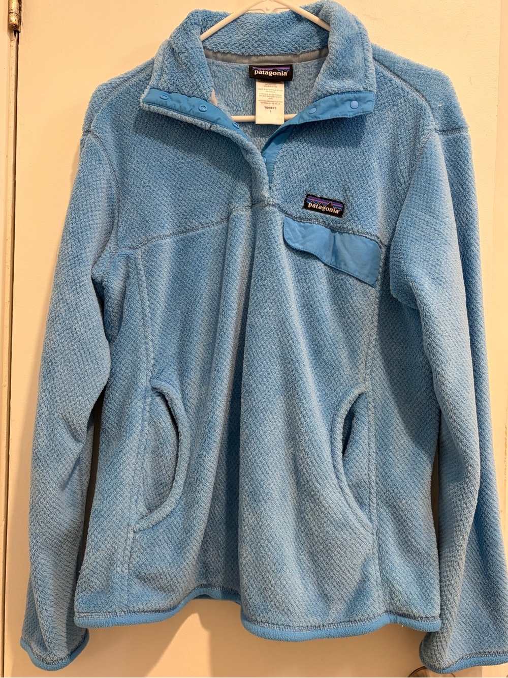 Patagonia Light Blue Women's Fleece Pullover